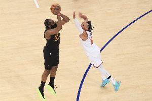 NBA彩经：骑士主场拿下尼克斯 大比分追至1-2