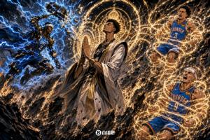 法力对决！文班亚马双手合十用意念击碎亚历山大的雷神之锤！