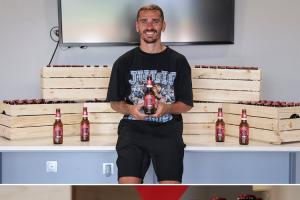 马竞送给格列兹曼212瓶啤酒，每一瓶啤酒代表着每一粒进球